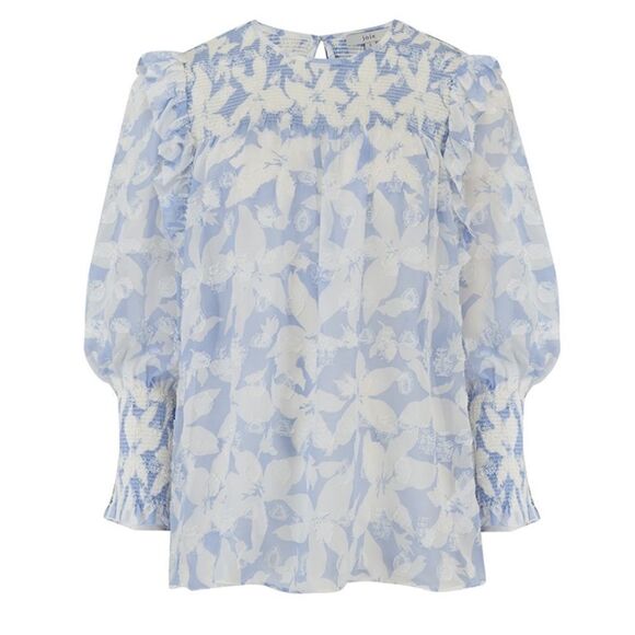 JOIE Jamila Blouse in Eventide size medium - Picture 4 of 13